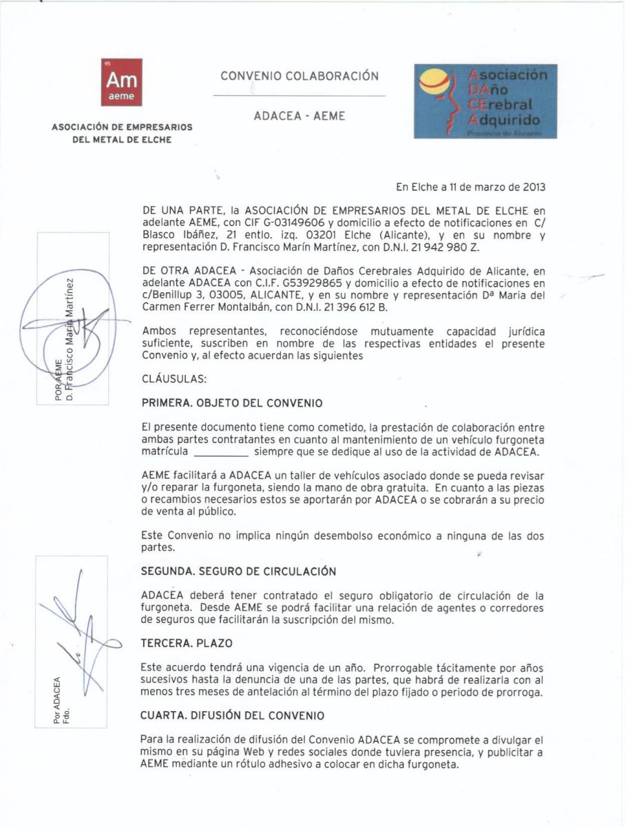CONVENIO AEME 11/3/2013