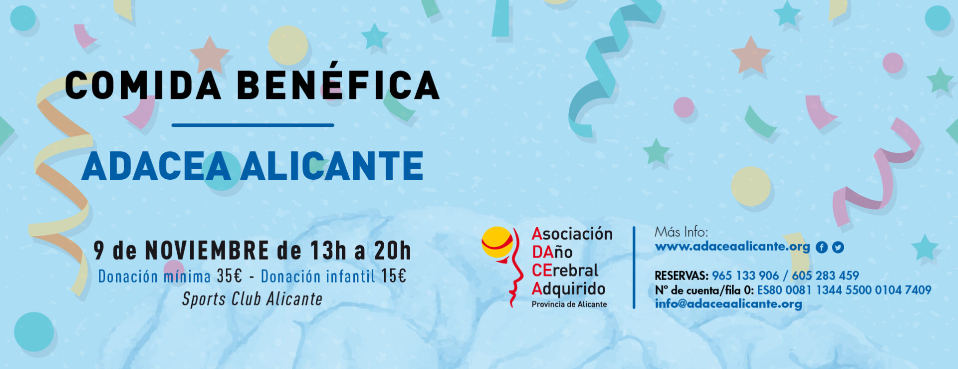 Comida Benéfica de ADACEA 2019